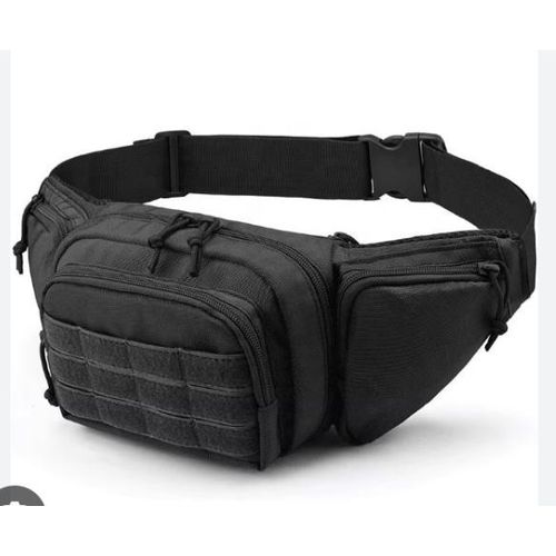 AD Large Capacity Waist Bag - Black