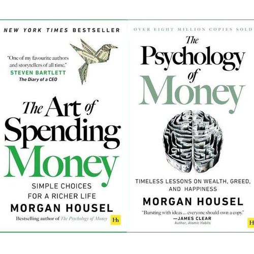 product_image_name-Newton Books-Morgan Housel Book Combo: The Art of Spending Money and The Psychology of Money.-1