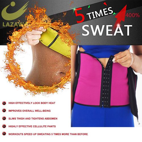 Neoprene Sauna Waist Trainer Corset Sweat Belts Women Body Shaper Slimming  Weight Loss Compression Cinchers Trimme Belt