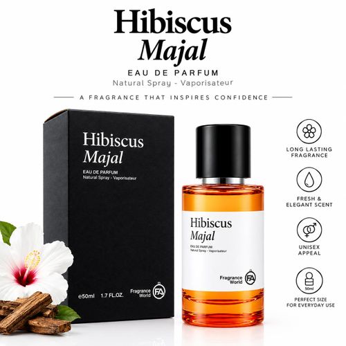 Generic Hibiscus Majal Eau de Parfum 50ml /not hibiscus mahajad– Elegant Fragrance Spray