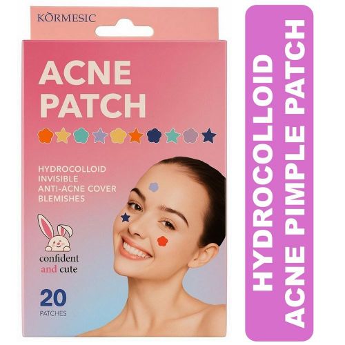 product_image_name-KORMESIC-Hydrocolloid Acne Pimple Patch For Face Colored Stars – 20pcs-1