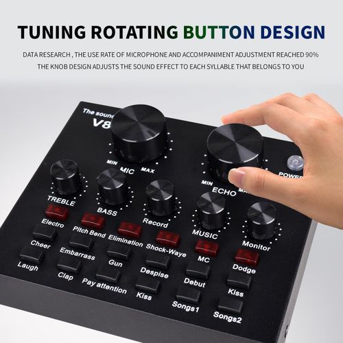 Generic BM800 Professional Microphone Kits +V8 Live Sound Card - image 7
