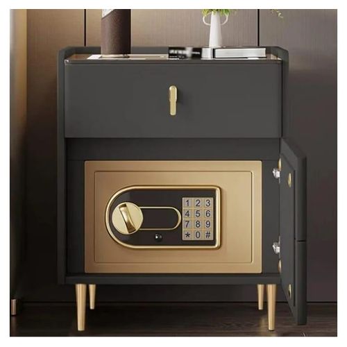 White Label Multifunctional Safe And Smart Bedside Pedestal - Multicolour