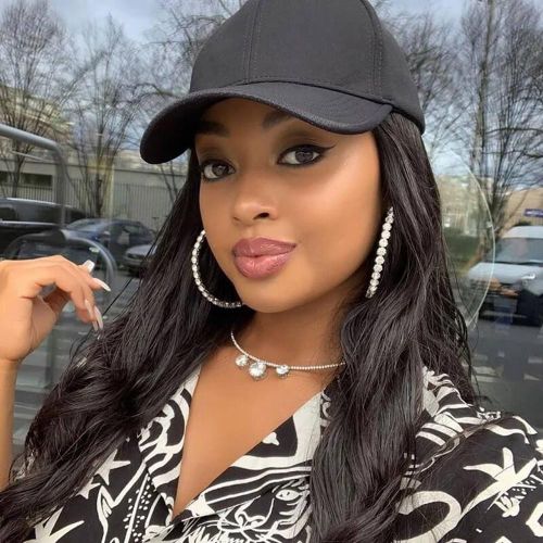 product_image_name-ARHANORY-Baseball Cap with Hair Extensions for Women Adjustable Long Straight Hairpiece Wigs in Hat for Girls-7