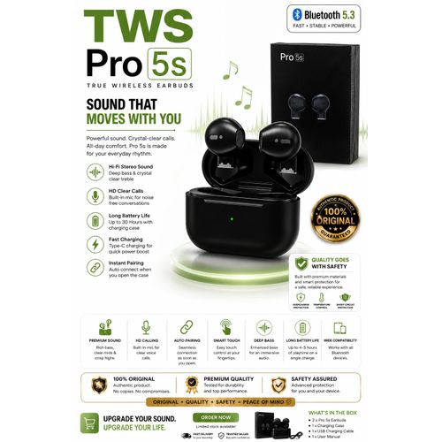 TWS Bluetooth 5.3 Noise Reduction Earbuds - image 3