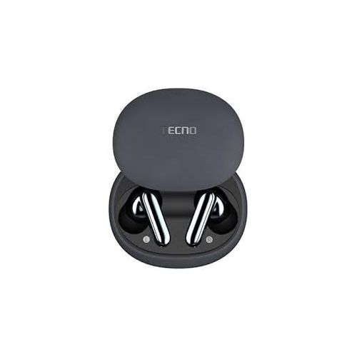 TECNO True 1 Air - Triple-Mic 42dB Hybrid Noise Cancellation True Wireless Stereo Earbuds - Bluetooth 5.4 - IPX5 Water & Dust Resistant (13 Months Warranty)  - Black - image 4