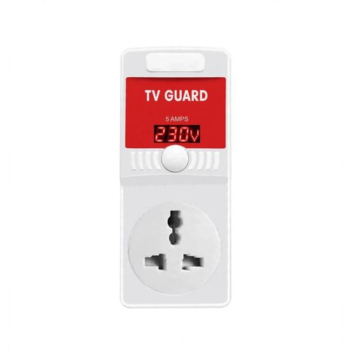 Powerful TV Guard 5 AMPS Digital Display - Voltage Protector for TV, Decoder, Sound System - 230V Display