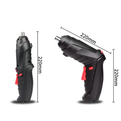 Generic 15pcs/Set Electric Screw Driver Rechargeable Drill - Red/Black - image 6