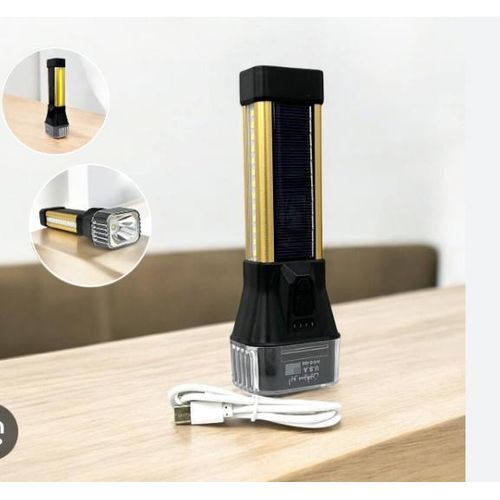 AD Portable Rechargeable Flashlight Lamp - Multicolour - image 2