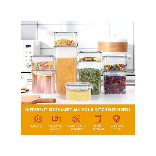 product_image_name-Generic-30-Pcs Plastic Lunch Box Set - Microwave & Freezer Safe Food Storage Containers-5