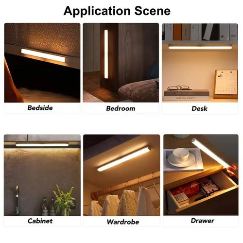 CAPro Rechargeable 3-Color Motion Sensor LED Night Light With Magnetic Base - image 6