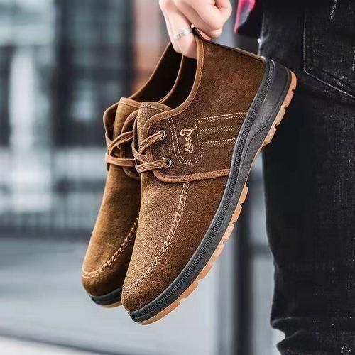 product_image_name-GALUIN-Men's Trendy Casual Sneakers - brown-4