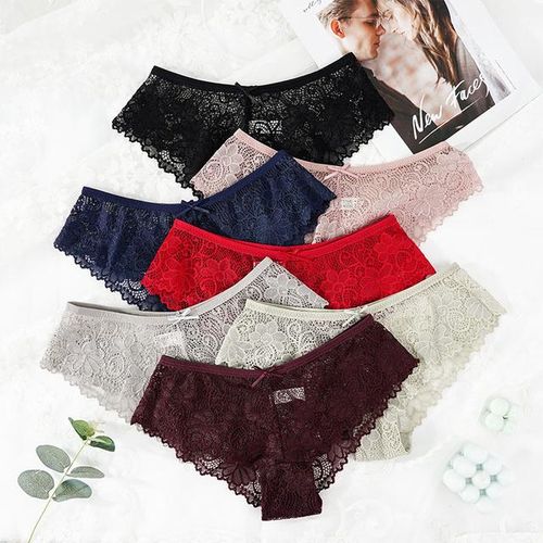 1pcs Woman Sexy Lace Panties Female Briefs Underwear For Women Breathable  Panty Hollow Panties Briefs Sexy Lace Underpants Panty