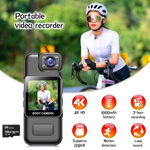 product_image_name-Camera Action-Body camera 4k recording with audio -2