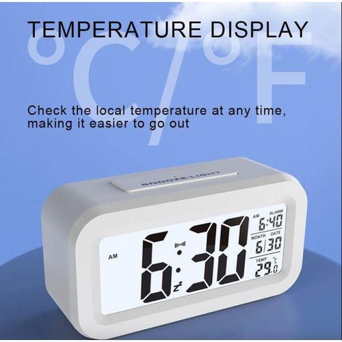 Generic Digital Display Alarm Clock LED Lighting - image 3