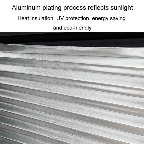 product_image_name-Generic-Simple No-Punch Sunshade Window Curtain Bedroom Home Privacy Blackout Curtain, Size: 60x180cm(Full Shade Black)-3