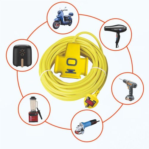 Generic 15-meter power strip, household two-core flexible socket, electric vehicle charging extension cord - image 5