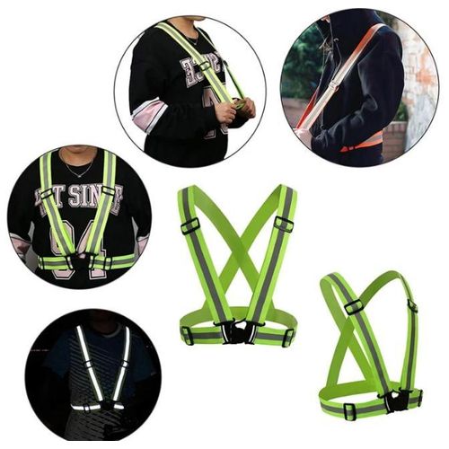 A Design Reflective Pros Sport Vest for Outdoor Sporting - Green - image 2
