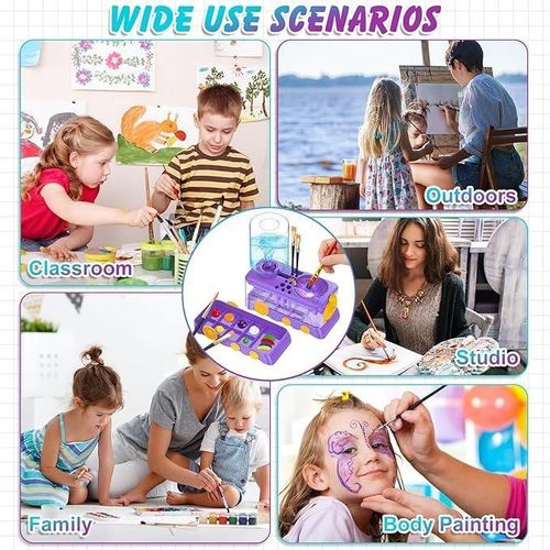 product_image_name-Generic-Brush cleaner with paint tray for acrylic, watercolor, and water-based paints-4