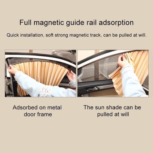 Generic 4 in 1 Car Auto Sunshade Curtains Windshield Cover Set (Silver) - image 4