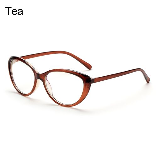 product_image_name-Generic-Fashion Cat Eye Glasses Optical Plastic Clear Lens Myopia Reading Glasses Women Blue Light Blocking Computer Eyeglasses Eyewear-1