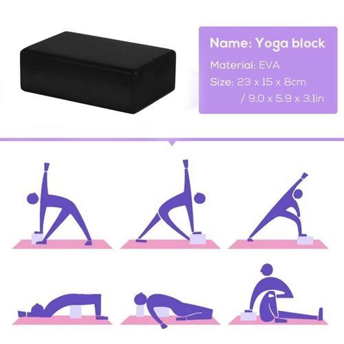 Shop 915 Generation 2Pcs Yoga Block and Yoga Strap Set, High Density EVA  Foam Online