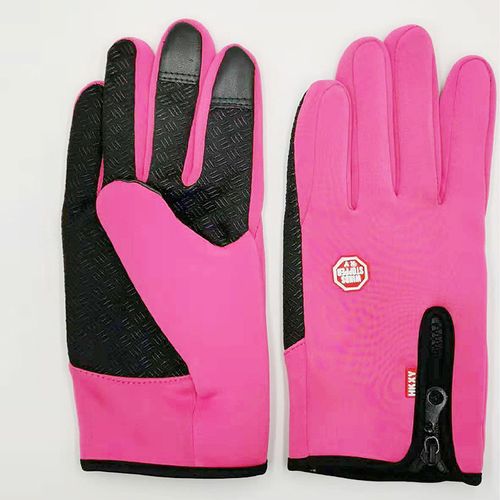 Shop Generic (5-Pink)Waterproof Winter Warm Thermal Ski Gloves Men Women  Full Finger Touch Screen Heated Motorcycle Cycling Hiking Fishing Bike  S-XXL GRE Online