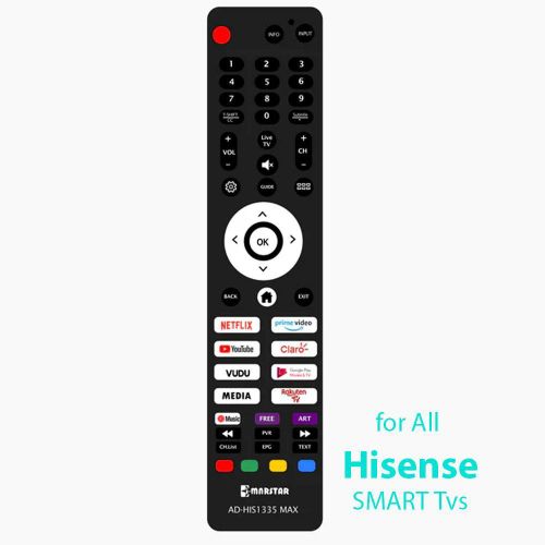 product_image_name-Hisense-All Android Smart TV Remote - Black-2