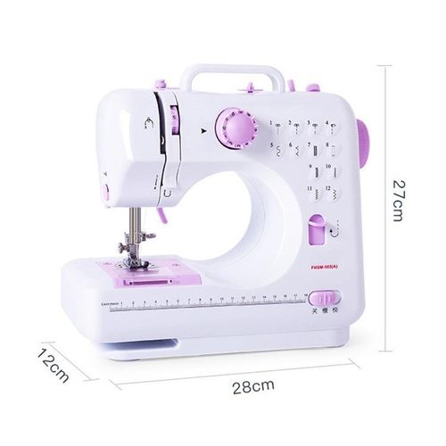 Generic 505A Mini Fully Automatic Multi-function Portable Household Sewing Machine with Workbench - image 2