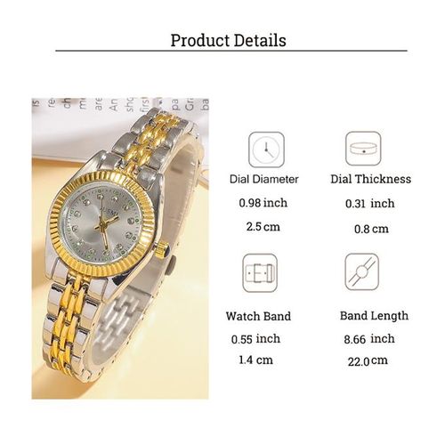 Fashion Lady watch + two exquisite bracelets / 3PCS - image 5