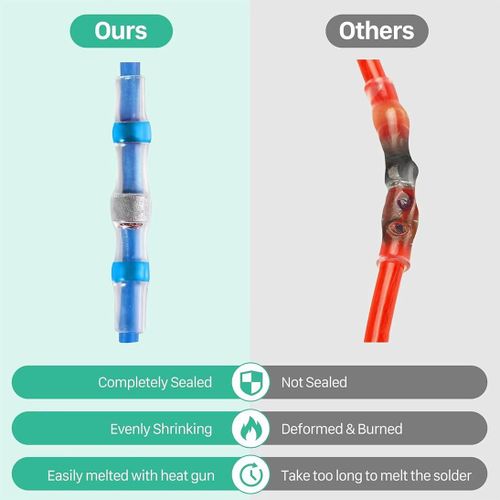 product_image_name-Kashemano-300PCS Solder Seal Wire Connectors Kit Heat Shrink Waterproof Insulated Electrical Crimp Wire Terminals For Automotive boat-5