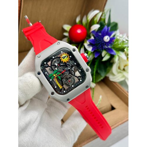 product_image_name-Quartz-Boy's Fashion Elegant Sport/Casual Wristwatch Stylish-Outdoor/Club Fun -Silicone with Metal Case/Business Versatile Watch - Durable/Water-Resistant -4