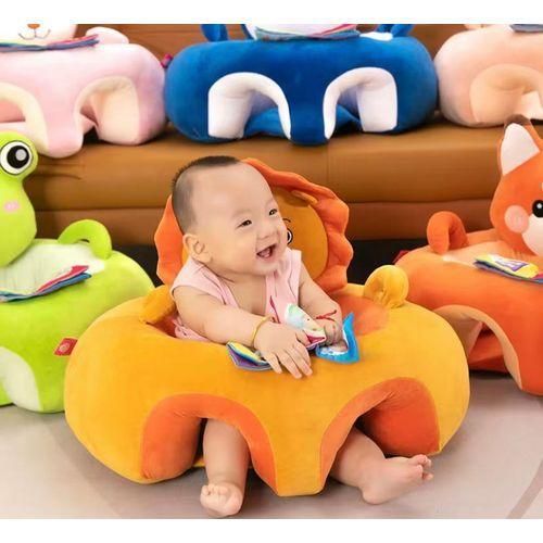 product_image_name-White Label-Baby Sitting Support Seat Sofa Learning Chair-Green/burnt orange -2
