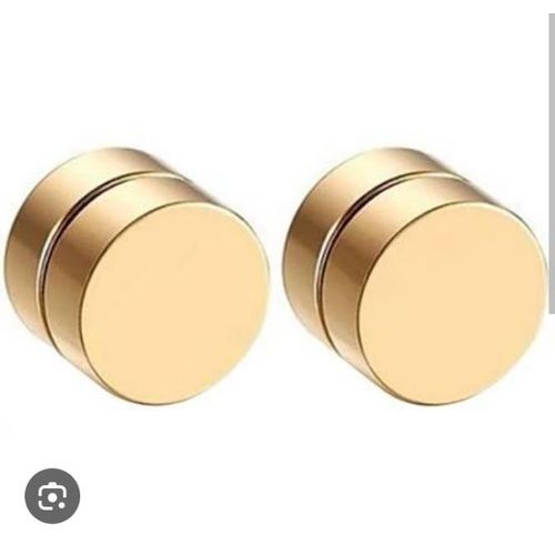 product_image_name-AD-2pcs Crystal Magnetic Ear Ring - Gold-2