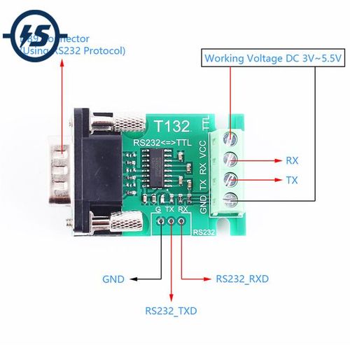Shop Generic Ttl Uart To Rs232 Bus Converter Rs232 To Uart Data ...