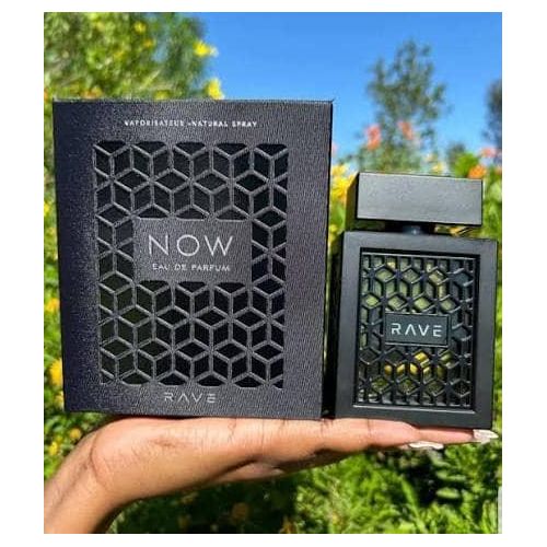 Rave Now Eau De Parfum for Men – 100ml Long-Lasting Fresh Fruity & Woody Spray Perfume – Matte Black