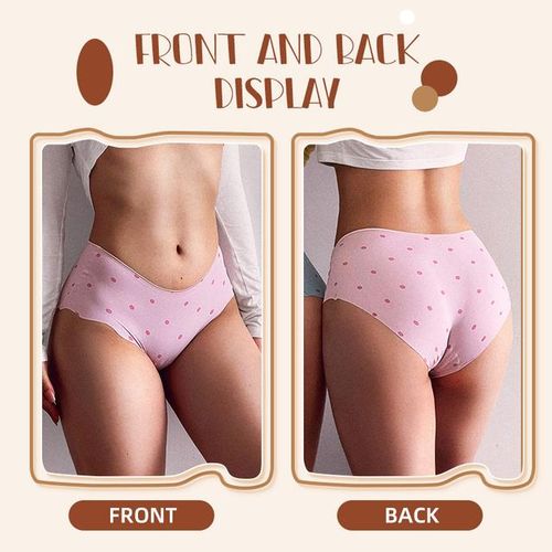 Shop Generic Seamless Women's Panties Dots Sexy Low Rise Breathable  Underwear Ice Silk Female Hipster Ladies Briefs Underpants Sexy Lingerie  Online