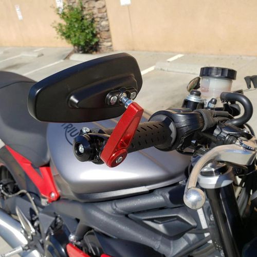 Generic Motorcycle handlebar reflector, motorcycle rearview mirror - image 5