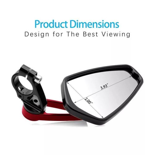 Generic Motorcycle handlebar reflector, motorcycle rearview mirror - image 7