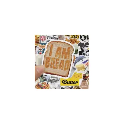 product_image_name-Generic-10PCS Food Cartoon Stickers  Decals For Phone Laptop Suitcase Notebook and laptop Waterproof Stickers - Multicolor-6