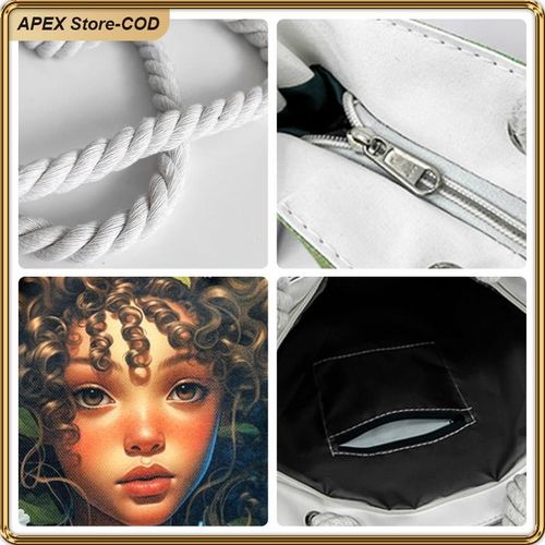 product_image_name-ASHION-African American Black Women Tote Bag Black Girl Magic Shoulder Handbag For Work Travel Beach Shopping-5