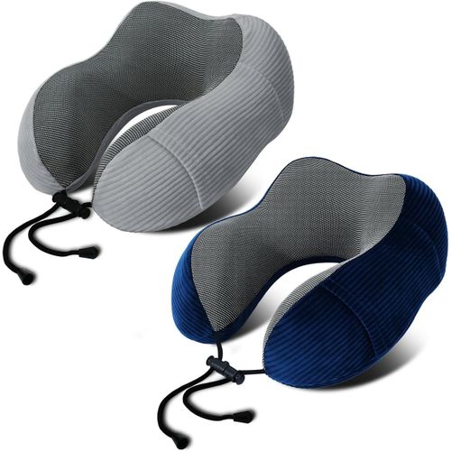 product_image_name-Generic-Comfortable Multifunctional Neck Pillow/ Support- Gray/ Blueblack-1