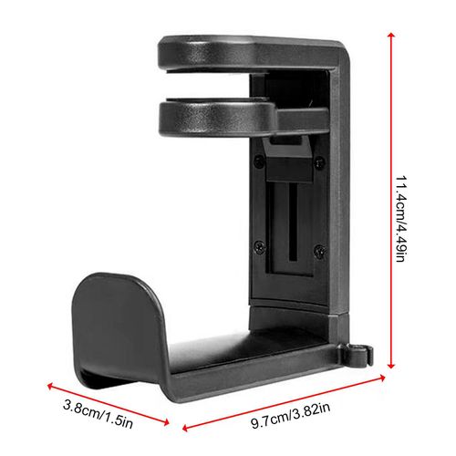 Generic Headphone Hanger Clamp-on Under Desk USB Cable Storage Earphone Stand - image 2