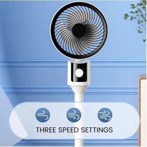 Generic Oscillating Electric Stand Fan with Adjustable Height - image 2
