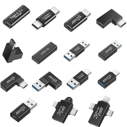 product_image_name-Generic-2Pcs Type-cTo USB3.0 Adapter&Type C Male To 3.0 Charger OTG-2