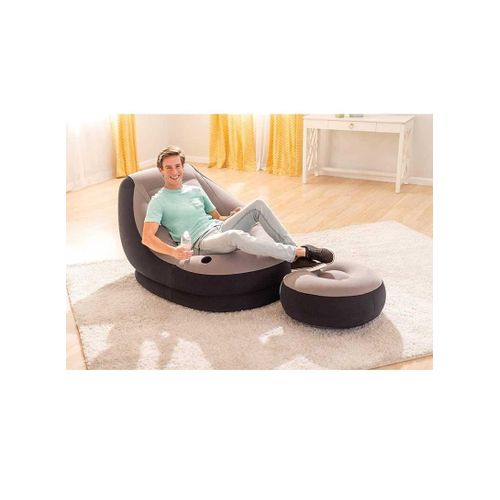 product_image_name-White Label-100Kg Max Load Ultra Lounge Single Inflatable Chair with Footrest 68564 (L40 x W54 x H31)inch-1