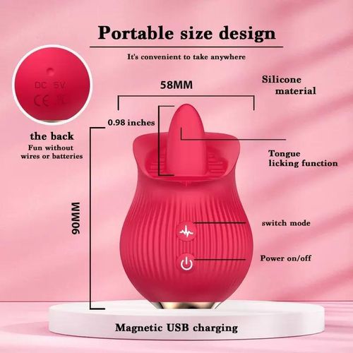 Generic Rose Tongue Vibrator - image 3