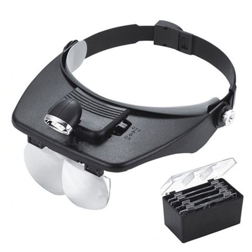 Shop Generic 4.5X Magnifying Headset with LED Light Magnifying Glass Head  Online