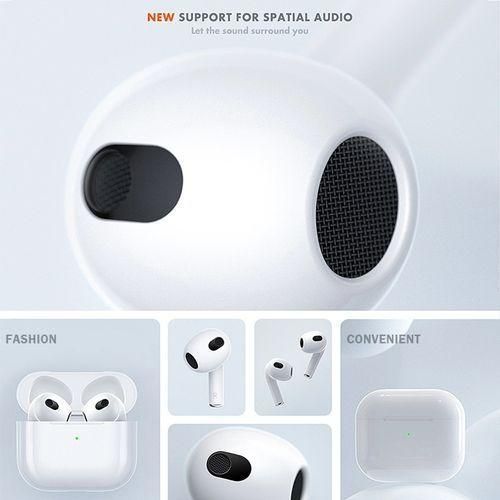 TiLECC Air Pro 4 TWS Touch Sensor Bluetooth Headset - White . - image 3