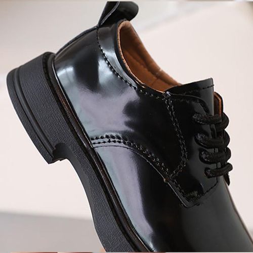 Fashion Boys Leather Back to School Student Performance Shoes - image 8